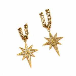 sparkle star necklace