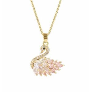swan crystal necklace – elegant luxury design